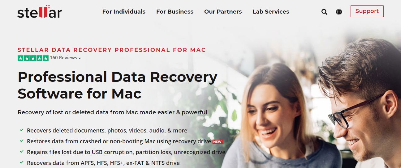 Stellar Data Recovery software restores your lost data