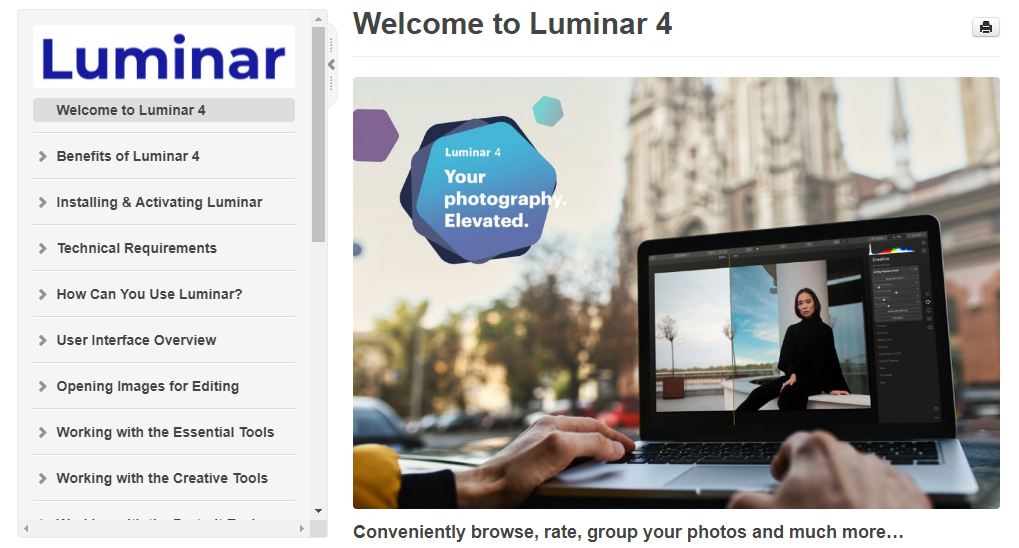 luminar 4-homepage