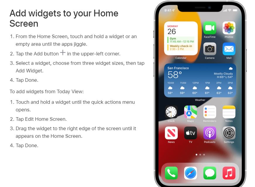 widgets iphone to turn on battery percentage on iphone 13