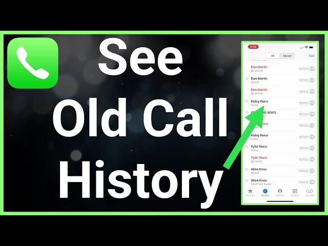see old call history